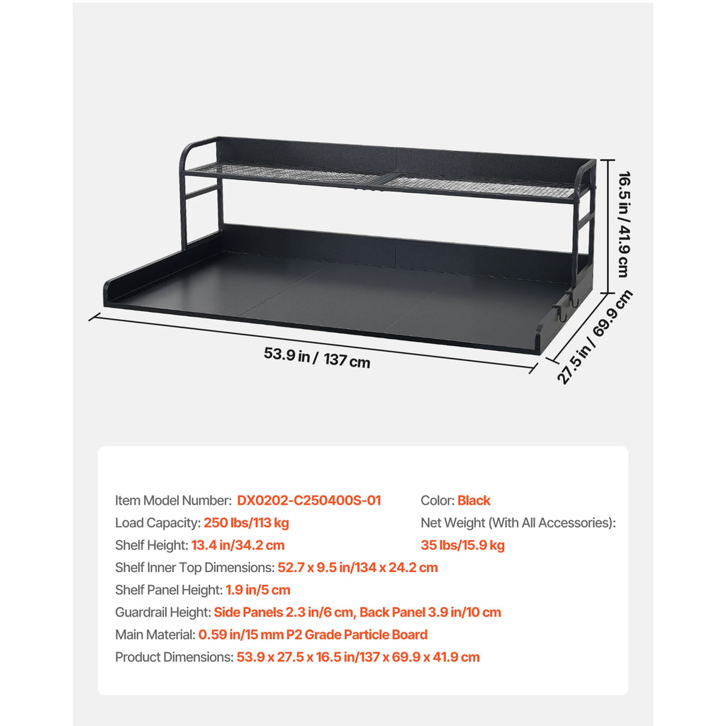 Multi-Tier Laundry Washer and Dryer Storage Rack Organizer