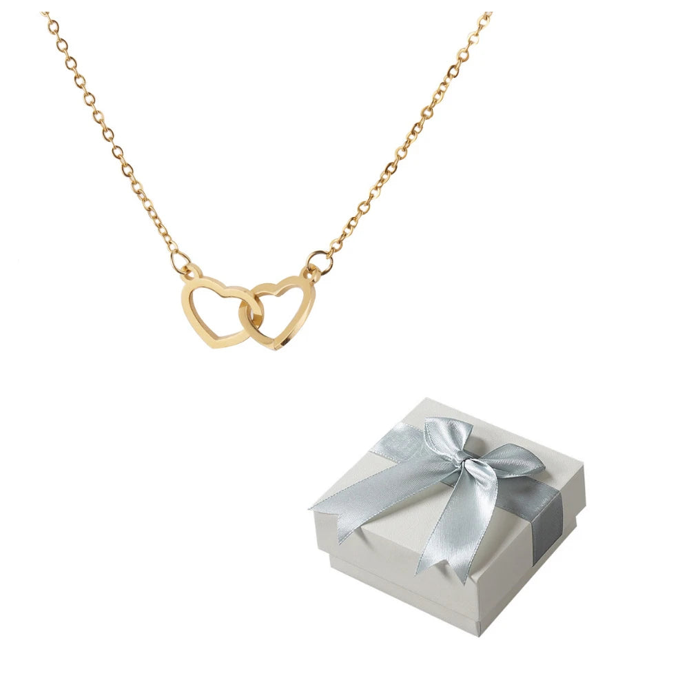 Women's Custom Names Heart Pendant Necklace