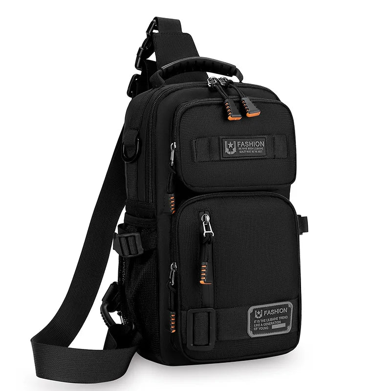 Men's Fashion Oxford Casual Crossbody Chest Bag