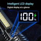 Rechargeable LED Flashlight with COB Side Light