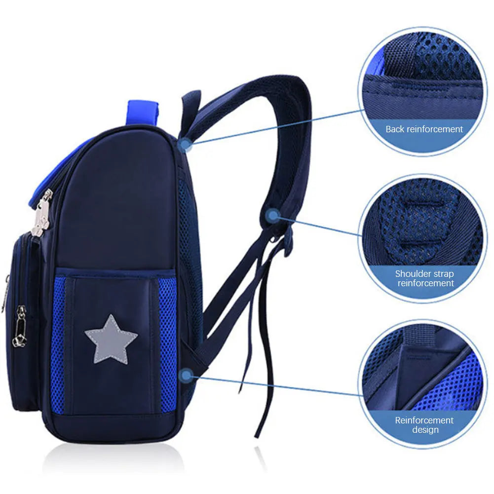 Kids' Reflective Ergonomic Lightweight School Backpack