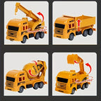 Kids Mini Construction Vehicle Engineering Toy Truck Set 125-21 SetA