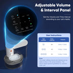 Automatic Stainless Steel Pet Water Dispenser 3L Wireless Drinking Fountain for Cats and Dogs