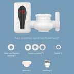Instant Electric Hot Water Faucet with LED Display 3000W