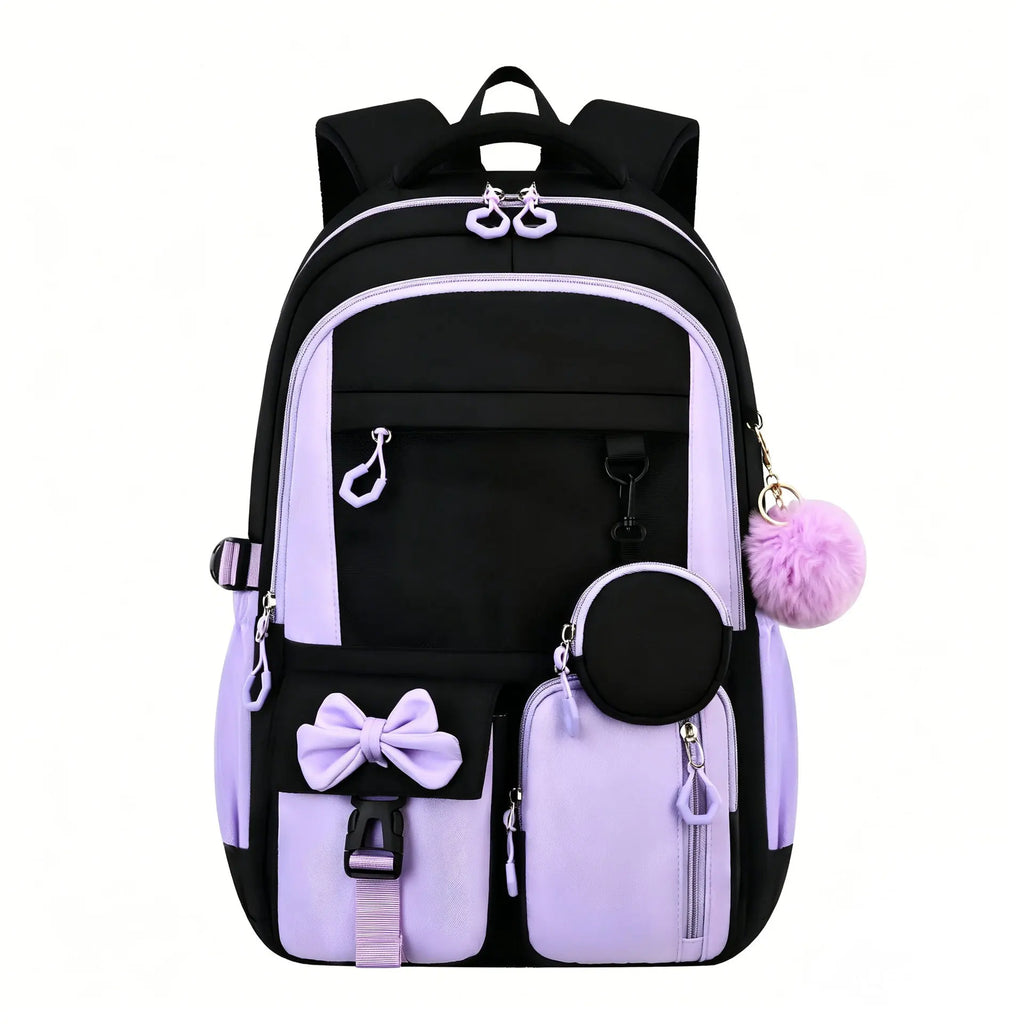 Kids' Waterproof Kawaii Primary School Laptop Backpack Set