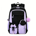 Kids' Waterproof Kawaii Primary School Laptop Backpack Set