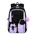 Kids' Waterproof Kawaii Primary School Laptop Backpack Set