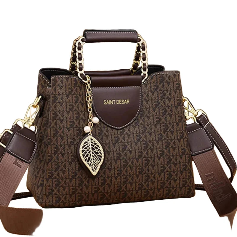 Women's Fashion PU Leather Small Square Shoulder Bag