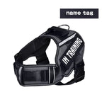 Adjustable Nylon Dog Harness with Neck Guard and Reflective Breathable Mesh Vest