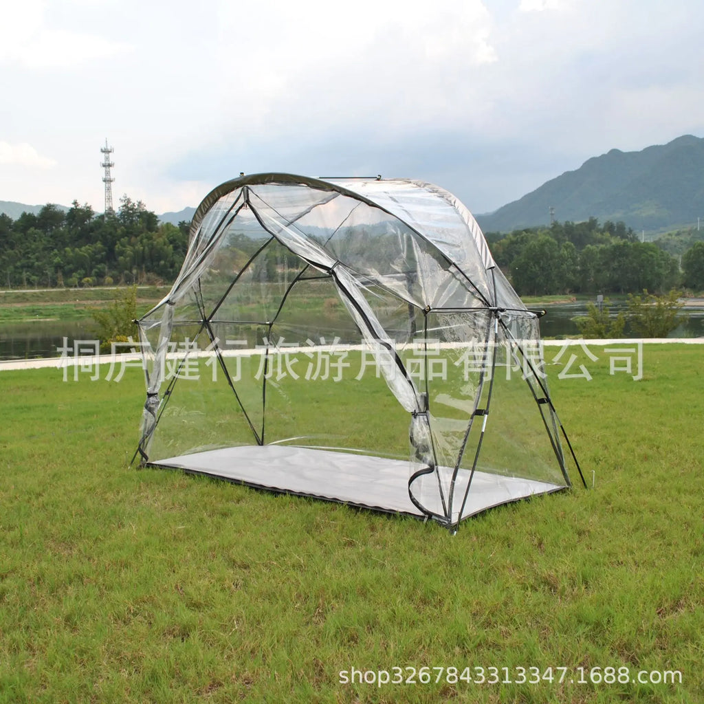 Waterproof Silver-Coated Single Person Camping Storage Tent