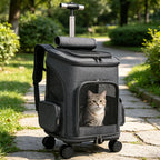 Large Capacity Breathable Pet Trolley Bag