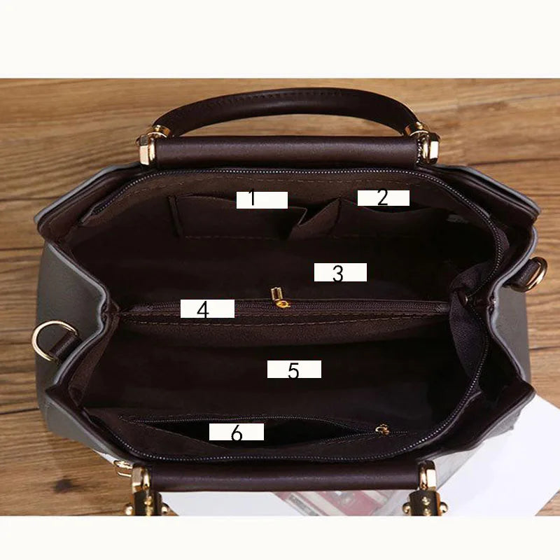 Women's Fashion PU Leather Small Square Shoulder Bag