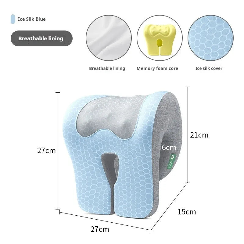 Ergonomic Memory Foam Office Chair Headrest Pillow Neck Support