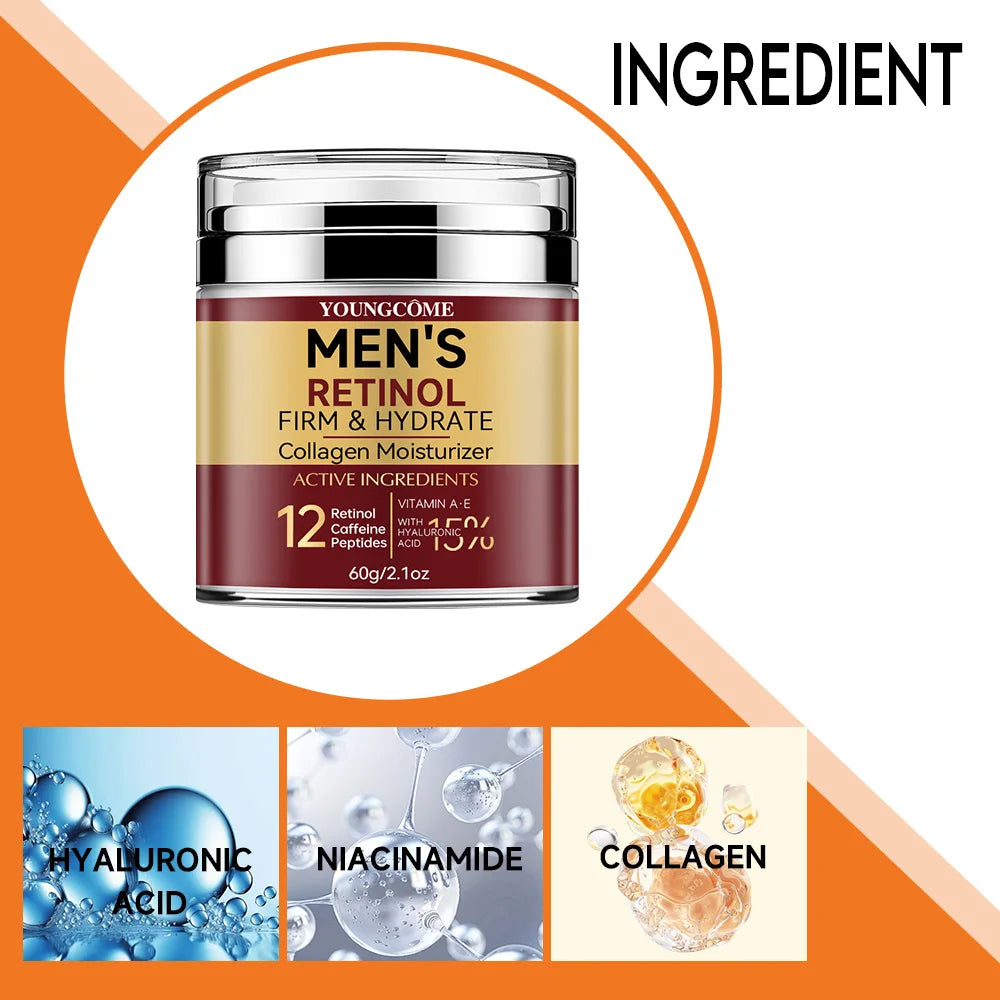 Men's Retinol Collagen Firming Anti-Wrinkle Face Cream