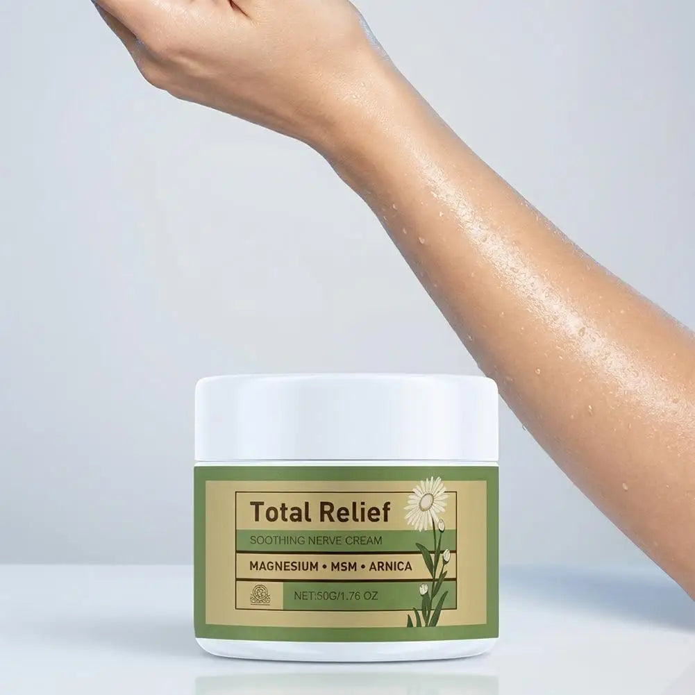 Unisex Magnesium Muscle & Nerve Relief Moisturizing Body Cream 1.8 oz
