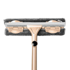 Telescopic Double-Sided Window Cleaning Squeegee Mop with Extension Pole