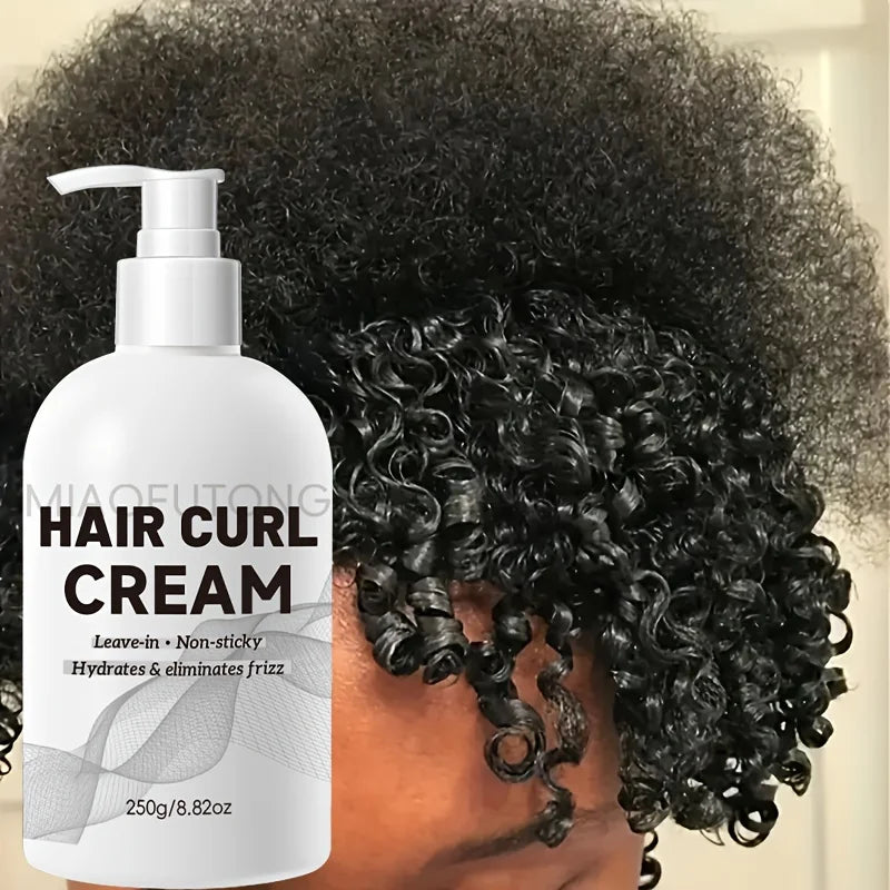 Argan Oil Curl Defining Cream for Wavy Hair Anti-Frizz