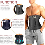 Men's Sports Waist Trainer Slimming Belt Body Shaping Girdle