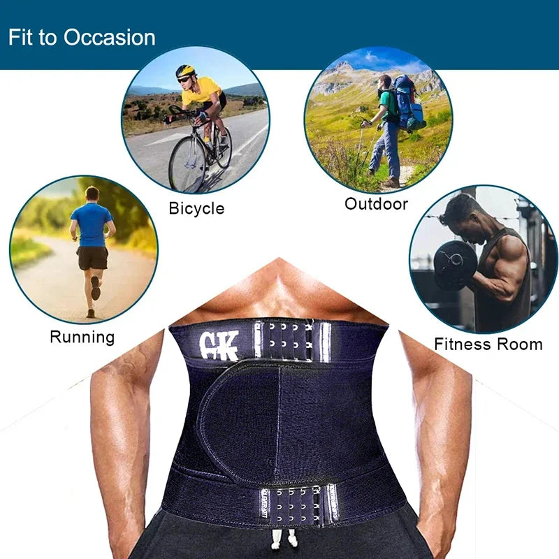 Men's Sports Waist Trainer Slimming Belt Body Shaping Girdle