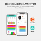 COOSPO HW9 Armband Heart Rate Monitor With HR Zones And Calorie Tracking BLE Five Point Zero ANT Plus For Peloton Zwift