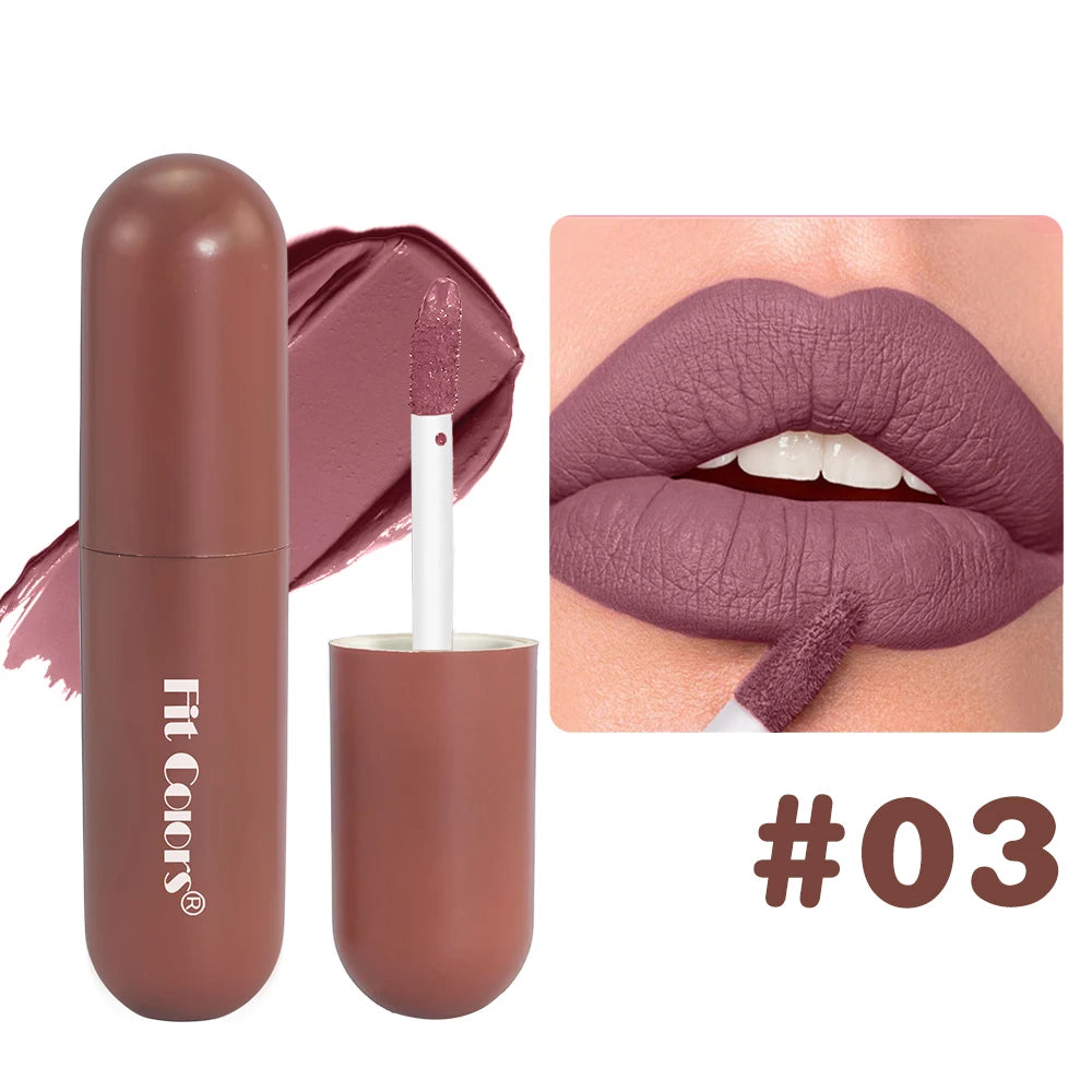 Marbled Chocolate Lip Gloss Smooths Lines Waterproof Long Lasting Rich Color Matte Lipstick Health Beauty