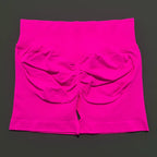 HISTELLO Gym Shorts 4.5" Women Fitness Sports Biker Shorts Low Waist Running Pants Workout Scrunch Butt Yoga Seamless Leggings