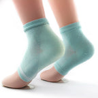 Colorful Silicone Moisturizing Gel Heel Socks Cracked Foot Skin Care Protectors Kit Set Professional Nursing Foot Health Care