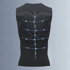 Mens Compression Tank Top Gym Shirt Sleeveless Quick Dry Sportswear Fitness Bodybuilding Vest Muscle Workout