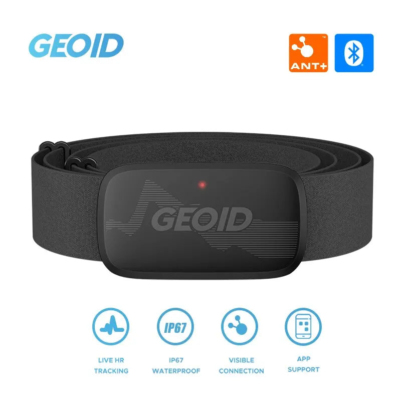 Heart Rate Monitor Fitness Equipment Ant Bluetooth Heart Rate Sensor with Chest Strap Tracking LED Light