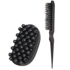 Hot Sale Portable Silicone Hair Brush Washable Durable Rubber Curly Brush Hair Beauty Dirty Braided Curly Hair Men Cleaning Tool