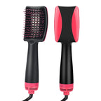 2 IN 1 One Step Hair Dryer and Volumizer Hair Straightener Hot Air Brush Hair Curler Hair Beauty and Health Styling