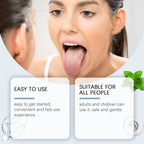 Tongue Cleaning Gel With Brush Fresh Mouth Eliminate Bad Breath Tongue Coating Removal Kit Oral Health Care 2in1 Tongue Cleaner