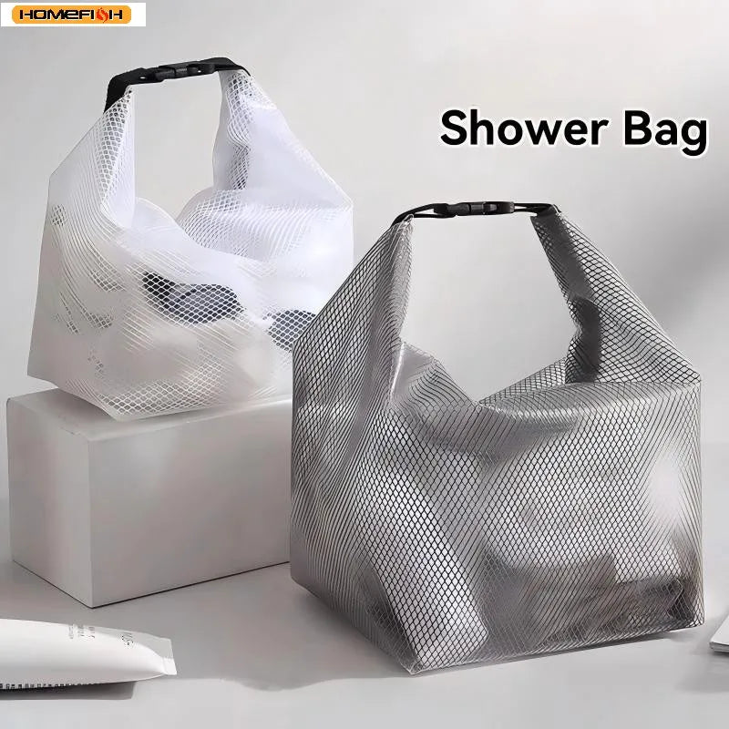 Homefish Waterproof Storage Bag, Fitness Clothing, Swimming Bathroom, Large Capacity Drawstring, Outdoor Toiletries Bag
