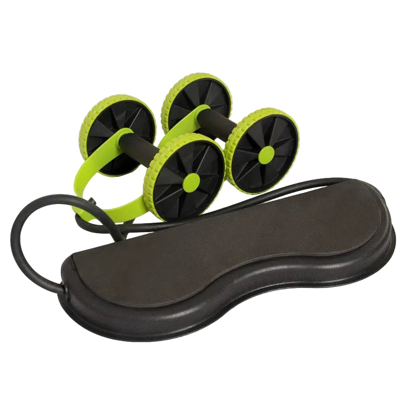 Ab Wheel Roller For Home And Office Core Strength Training Quiet Portable Gym Wheel With EVA Cushion And Durable ABS - Muliva