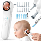 Digital Ear Camera with 1.21 Inch IPS Screen1080p HD Smart Visual Ear Care with tool for Ear/ Nose/Mouth/Pet/Skin Care Health