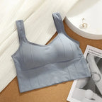 Breathable Anti Sweat Sports Bra For Women Seamless Yoga Top Push Up Gym Crop Top Shockproof Workout Bra