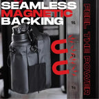 Magnetic Gym Bag Large Capacity With Phone Pocket Portable Water Bottle Pouch And Organizer For Sports