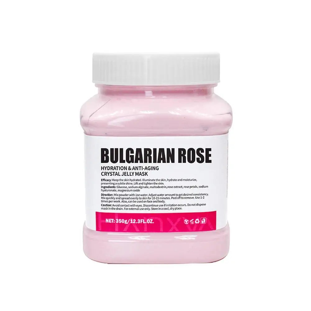 Rose Chamomile Hydrating Radiance Mask Powder Pink Rose Petal Crystal Jelly Mask Powder Skin Care Product 350g