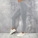 Women Yoga Leggings High Waist with Pocket Gym Workout Running Stretchy Butt Lifting Casual Skinny Pants