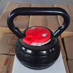 Adjustable Cast Iron Kettlebell 9kg 18kg For Home Gym Fitness Training Durable Ergonomic Handle - Muliva