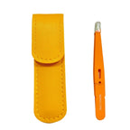 Colorful Stainless Steel Eyebrow Tweezer With Slanted Tips For Brows And Fine Facial Hair Removal