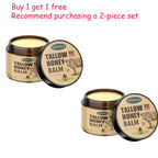 WoodSleep 60g Beef Tallow Honey Face Moisturizer - Intense Hydration for Dry Skin, Chapping Winter Skincare for Women & Men