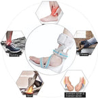 Afo Foot Drop Brace Splint Ankle Foot Walking with Shoes or Sleeping for Stroke Hemiplegia Beauty Health