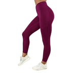 Women Yoga Leggings High Waist with Pocket Gym Workout Running Stretchy Butt Lifting Casual Skinny Pants