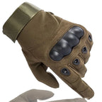 Tactical gloves, full-finger, all-season, outdoor, mountaineering, sports, fitness, touchscreen, anti-slip, wear-resistant, comb