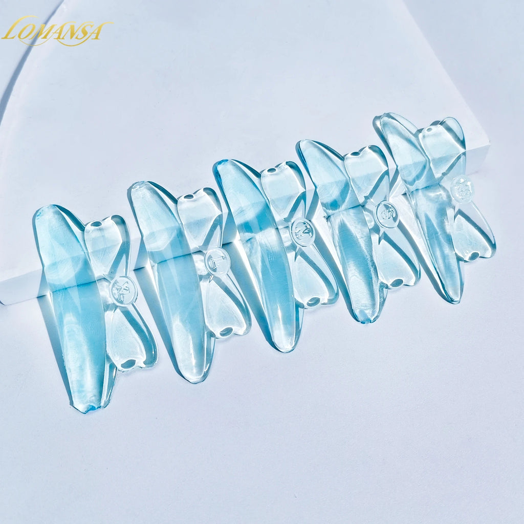 Lomansa 10Pcs C Curl Silicone Eyelash Perm Pad Sticky Lashes Rod Shield Lifting 3D Eyelash Curler Accessories Health Beauty Tool