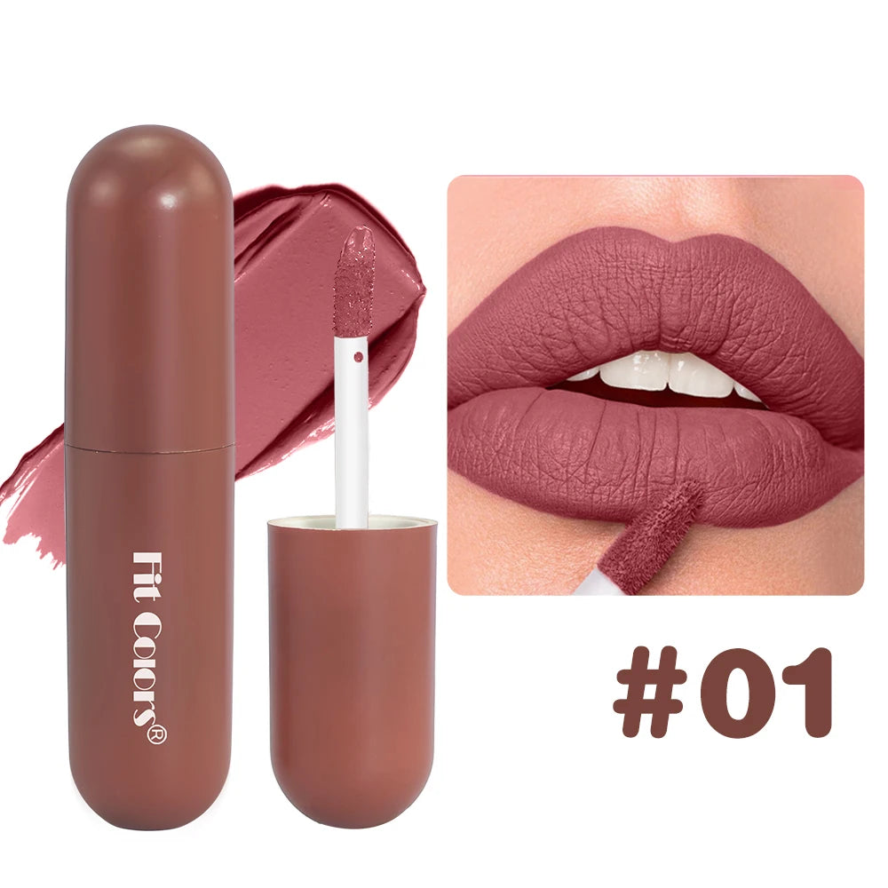 Marbled Chocolate Lip Gloss Smooths Lines Waterproof Long Lasting Rich Color Matte Lipstick Health Beauty