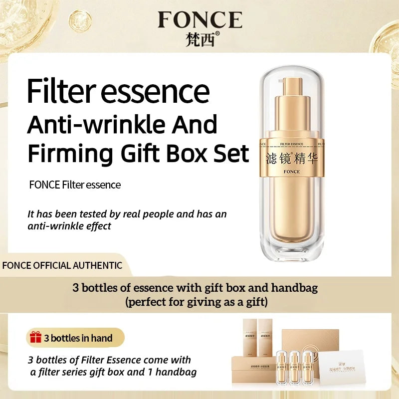Facial Anti-aging Essence Skin Care Set Shrink Pores Moisturizing Brighten Anti Aging Firming Facial Skin Care Prodcuts