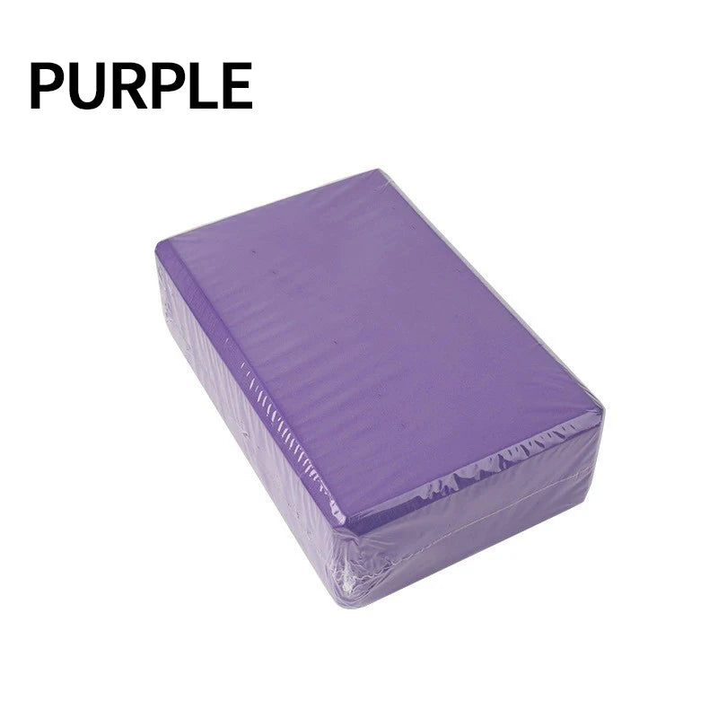 1PC Yoga Building Blocks Cubes Pilates Bricks Reinforcement Mats Sports Supplies Exercise Home Exercise Equipment Fitness Eva