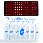 660nm 850nm LED Red Light Therapy Belt 120 LED Red Light Infrared Beauty Health Waist Back Knee Hand Body Heat Pad